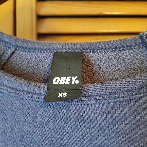 Obey Leopard Printed Logo "OG" Crewneck - Picture 4 of 6